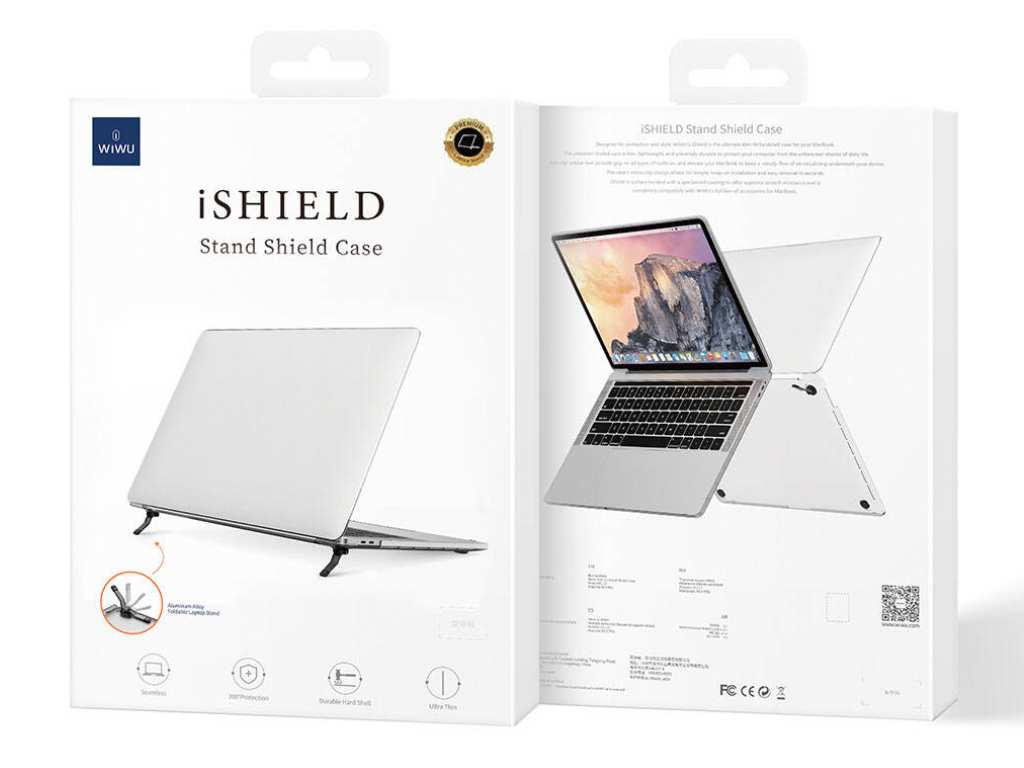 کاور مک بوک ایر 13.6 اینچ ویوو WiWU  iShield Stand Shield Case/13.6 air 2022