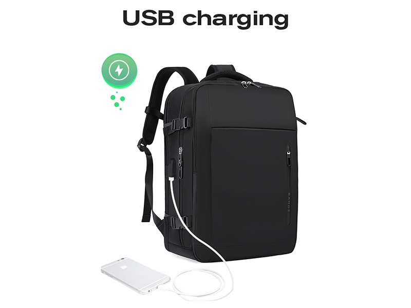 کوله پشتی لپ تاپ 15.6 اینچ سفری یو اس بی دار بنج BANGE BG-1801 Waterproof Multifunctional Laptop Backpack