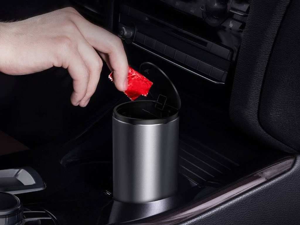 سطل زباله داخل خودرو چندمنظوره بیسوس Baseus Gentleman Style Vehicle-mounted Trash Can CRLJT-01