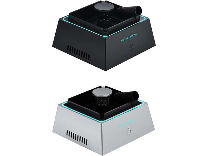 زیرسیگاری تصفیه هوا بدون دود بدون نور ال‌ای‌دی چند منظوره Smokeless 2 in 1 Air Purifier Ashtray Air Purifier Ashtrays with LED Light