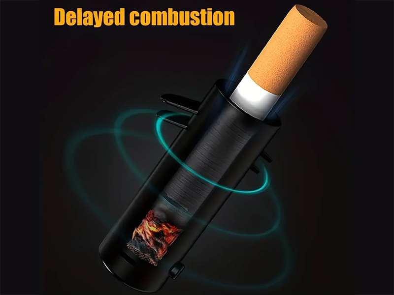 زیرسیگاری تصفیه هوا بدون دود بدون نور ال‌ای‌دی چند منظوره Smokeless 2 in 1 Air Purifier Ashtray Air Purifier Ashtrays with LED Light