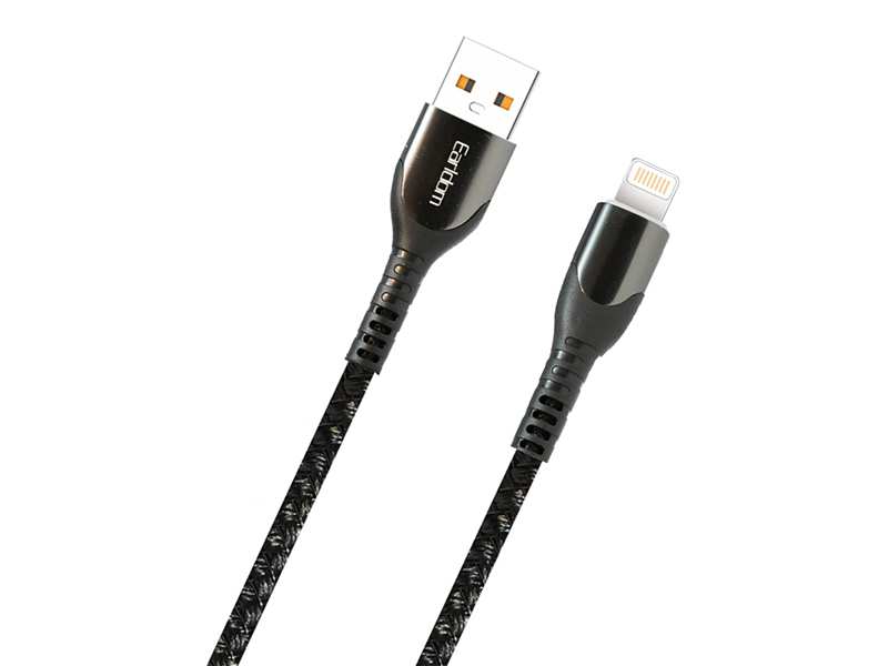 کابل شارژ یو اس بی به لایتنینگ 2.4 آمپر یک متری ارلدام Earldom EC-125