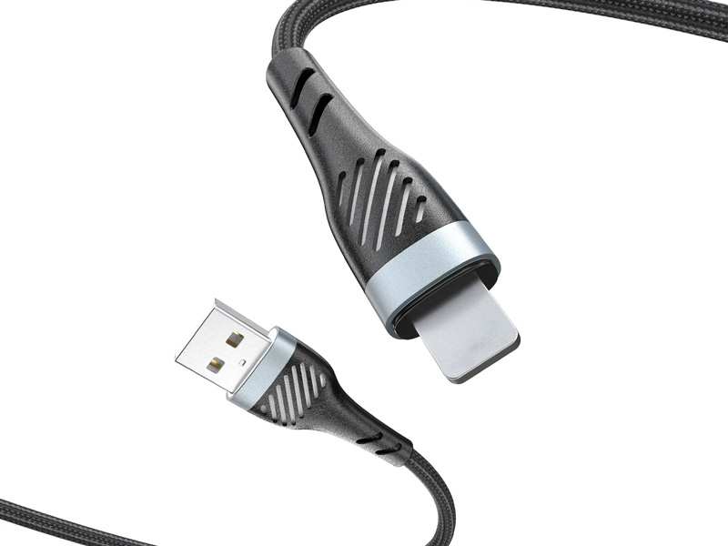 کابل شارژ سریع یو اس بی به لایتنینگ 2.4 آمپر یک متری ارلدام Earldom Lightning Cable EC-178i