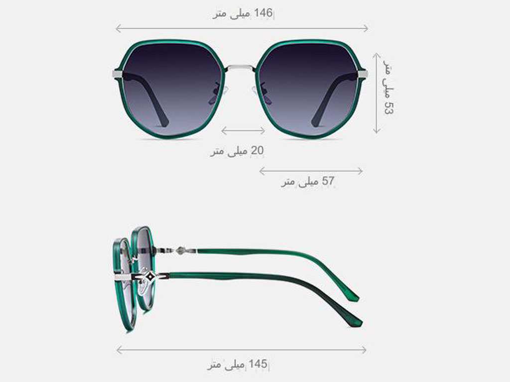 عینک آفتابی زنانه پولاریزه karen bazaar A0706 Polarized sunglasses TR