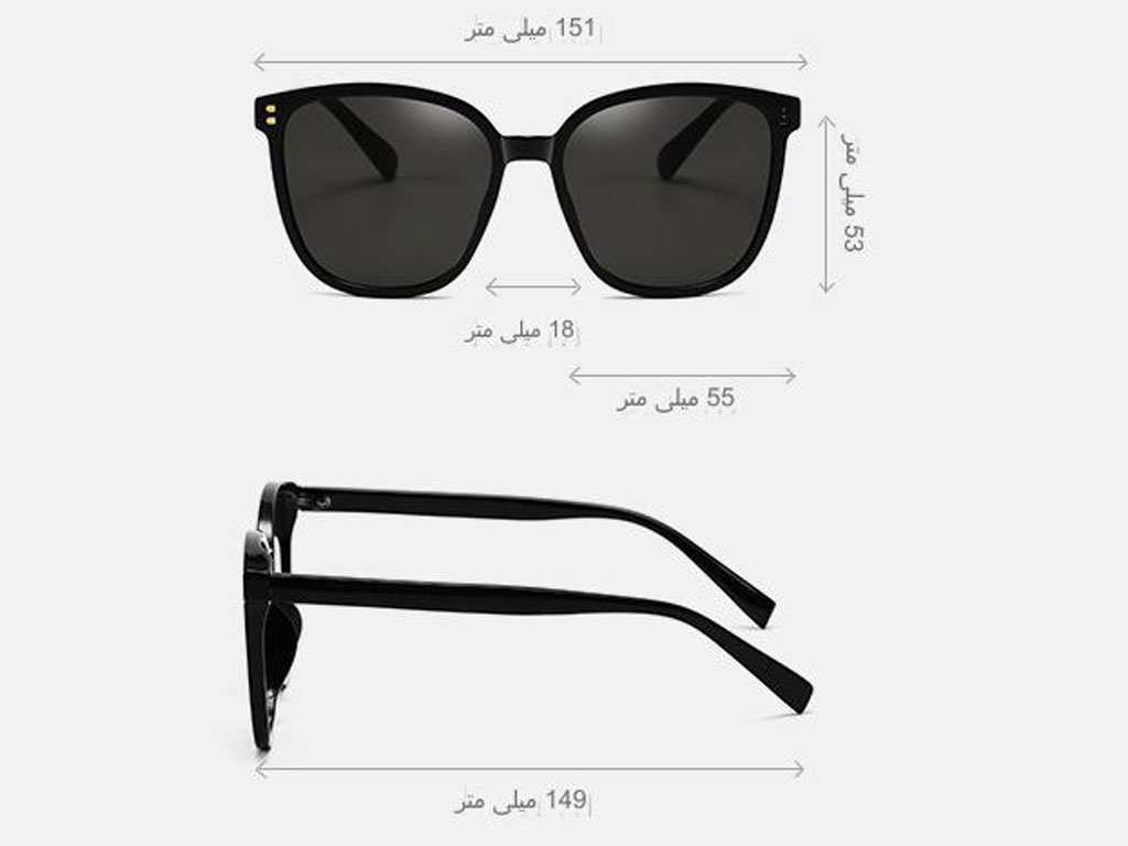 عینک آفتابی پلاریزه یووی 400 زنانه karen bazaar A0715 nylon lens sunglasses