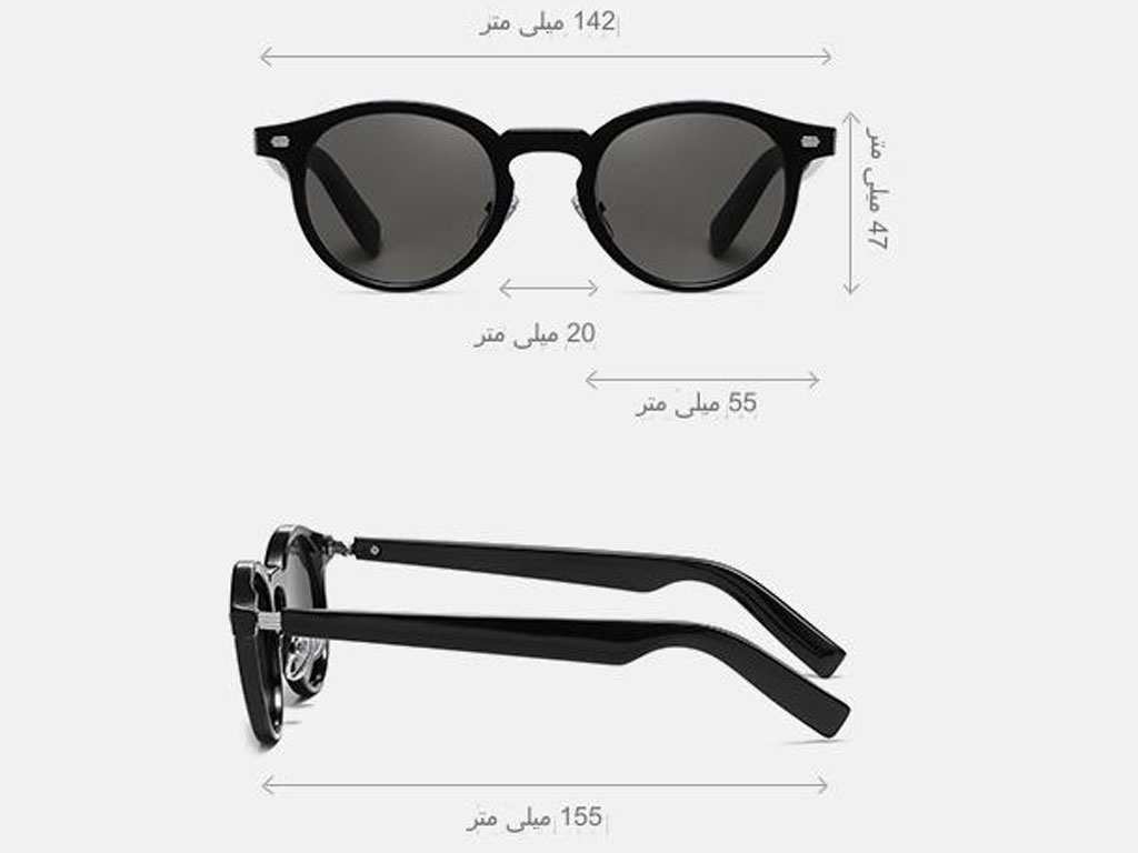 عینک آفتابی پلاریزه یووی 400 زنانه karen bazaar CT2006 New sunglasses Korean style