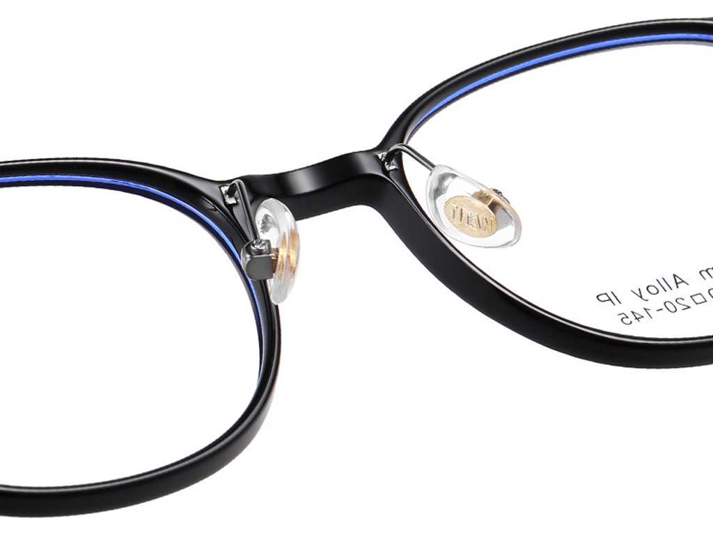 فریم عینک تیتانیومی ضد نور آبی کارن بازار karen bazaar B2707 New beta titanium anti-blue light optical glasses