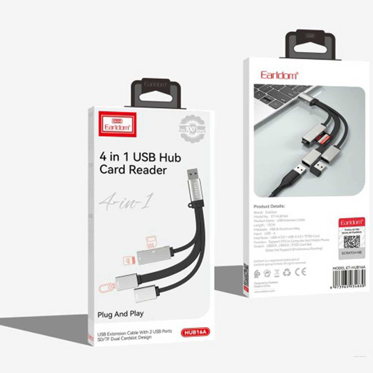 مبدل اوتیجی و رمریدر سه سر ارلدام ET-HUB16A