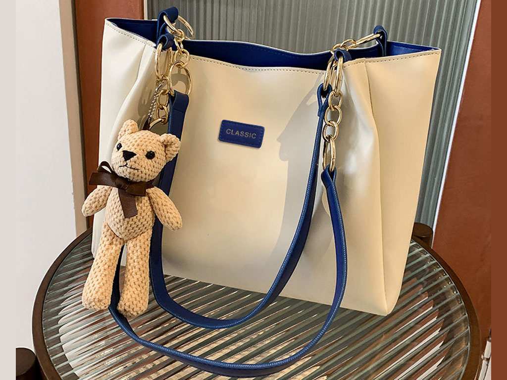 کیف دوشی زنانه با ظرفیت بزرگ Tote bag 2023 new women's bag summer large-capacity 4649