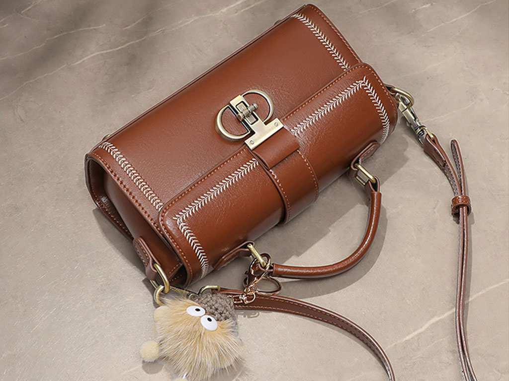 کیف دوشی چند منظوره زنانه چرم IOS/Aiguoshi new women's crossbody bags genuine leather V90532