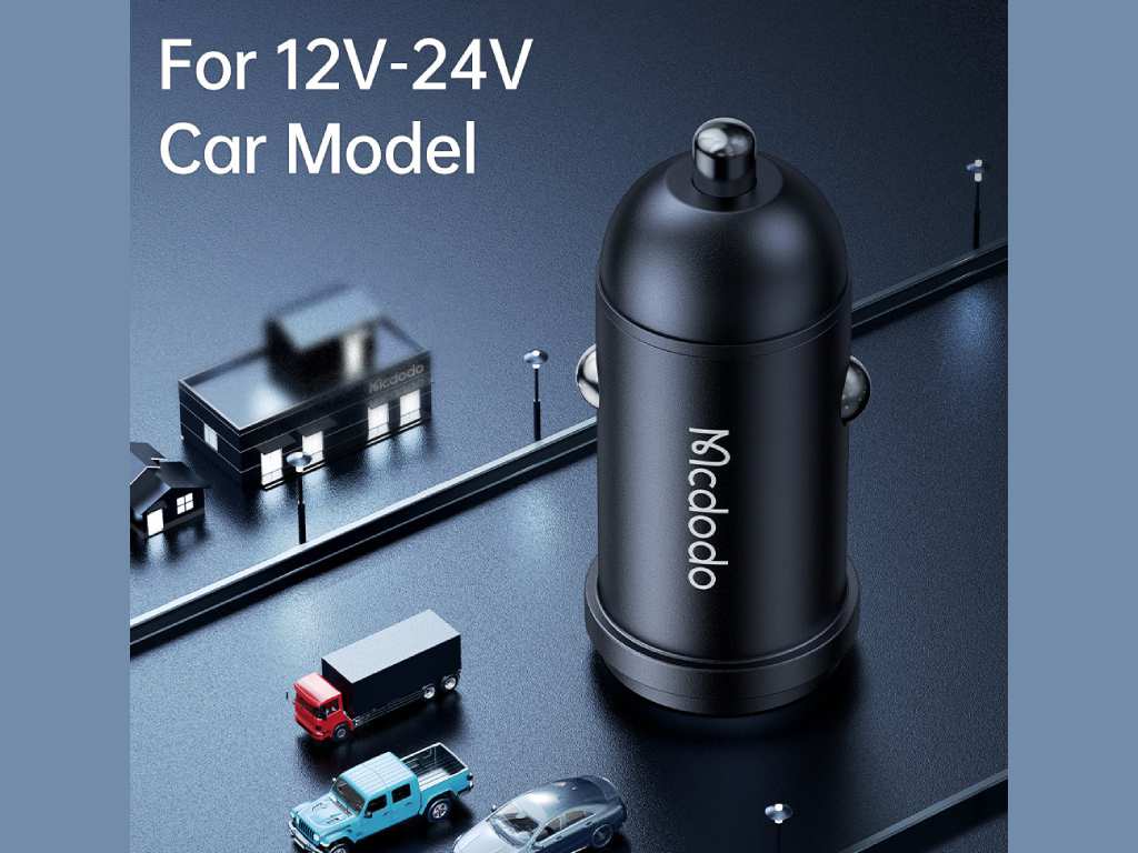 شارژر فندکی فست شارژ ماشین تایپ سی 30 وات مک دودو CC-7491