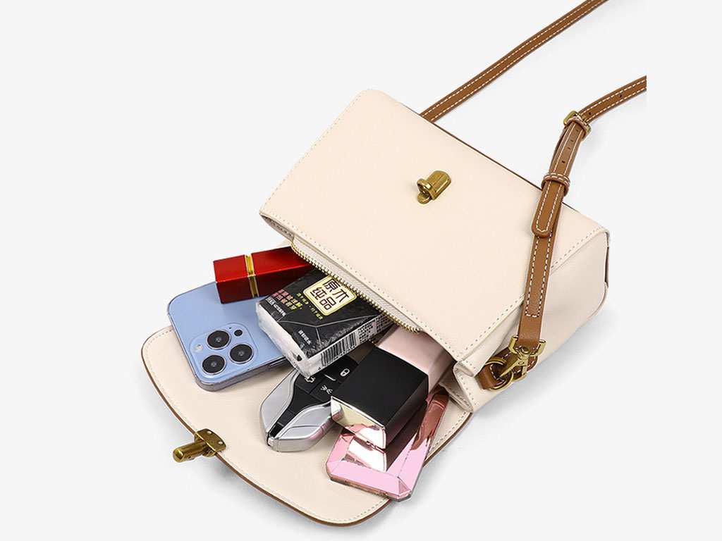 کیف دوشی زنانه چرمی New Women's Crossbody Genuine Leather Bag 6920