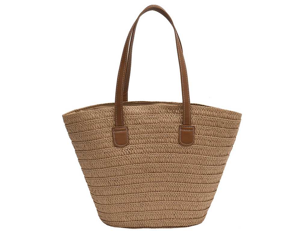کیف دوشی زنانه حصیری IOS/Aiguoshi New Tote Women's Bags Straw 6787