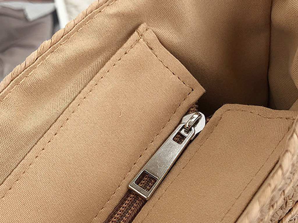کیف دوشی زنانه حصیری IOS/Aiguoshi New Tote Women's Bags Straw 6787