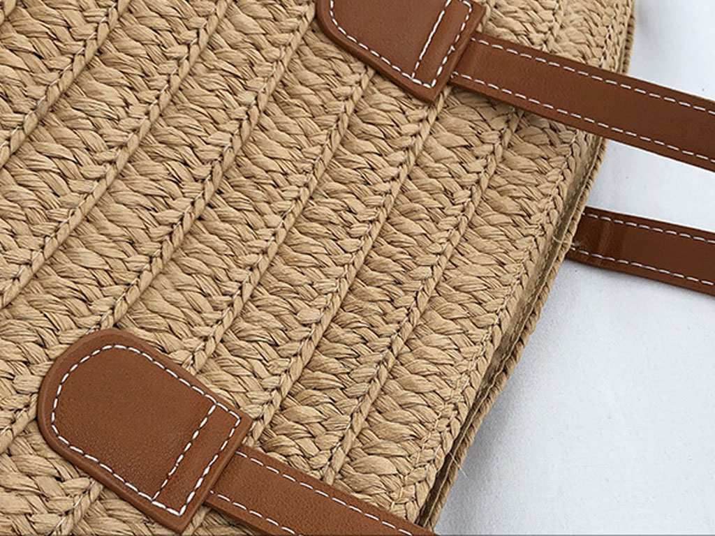 کیف دوشی زنانه حصیری IOS/Aiguoshi New Tote Women's Bags Straw 6787