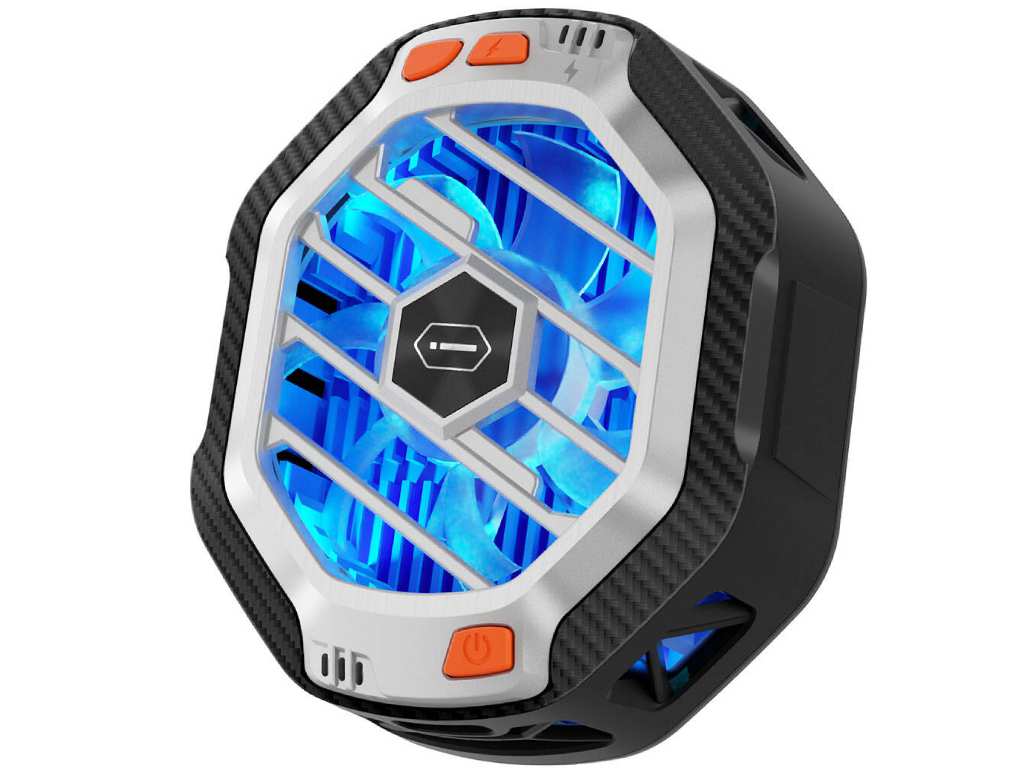 شارژر بی سیم مگنتی 15 وات و فن خنک کننده گوشی موبایل ویوو WiWU Wi-R001 15W Magsafe Charging Featured RGB Light Phone Cooling Fan - تصویر 7
