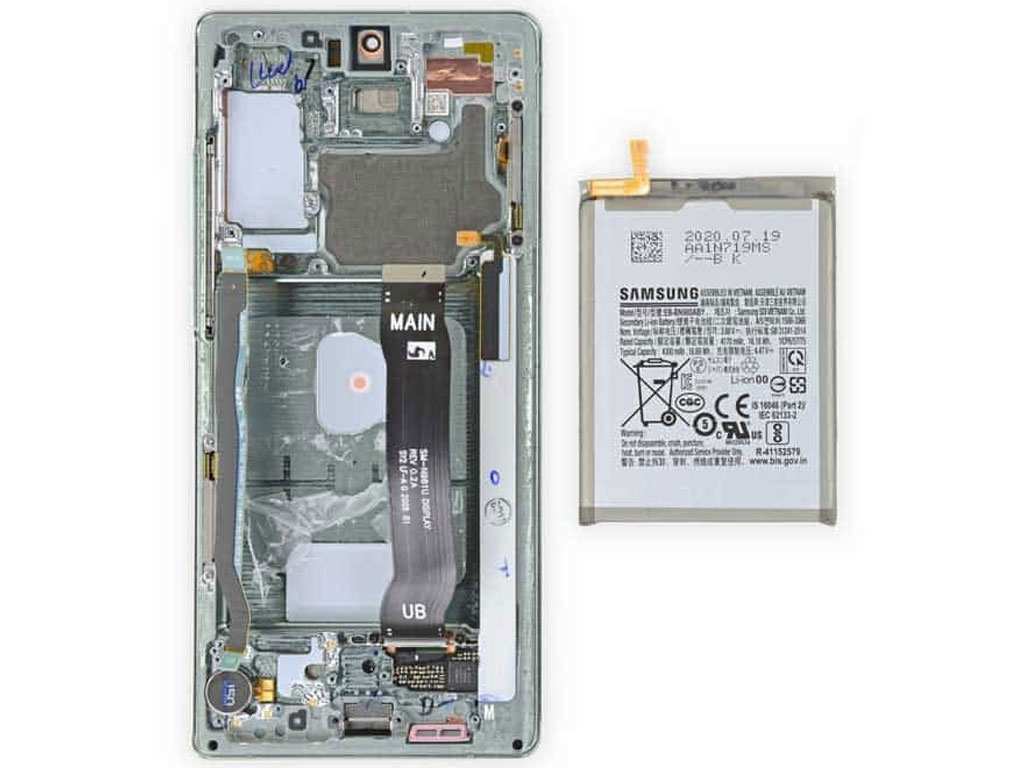 باتری اصلی گوشی گلکسی نوت 20 سامسونگ Samsung Galaxy Note 20 Battery EB-BN980ABY - تصویر 4