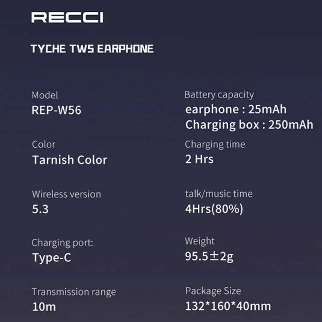 هندزفری بلوتوثی 5.3 رسی REP-W68