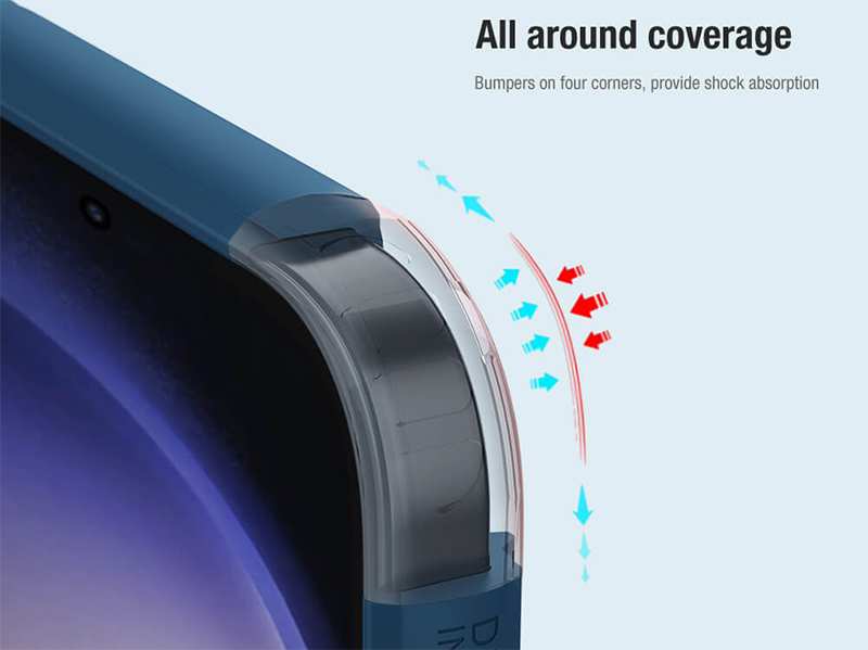 قاب محافظ سامسونگ گلکسی اس 24 پلاس نیلکین Super Frosted Shield Pro