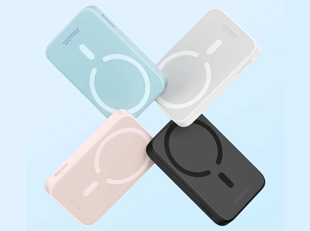 پاوربانک مغناطیسی فست شارژ 20 وات 6000 میلی آمپرساعت بیسوس PPCX