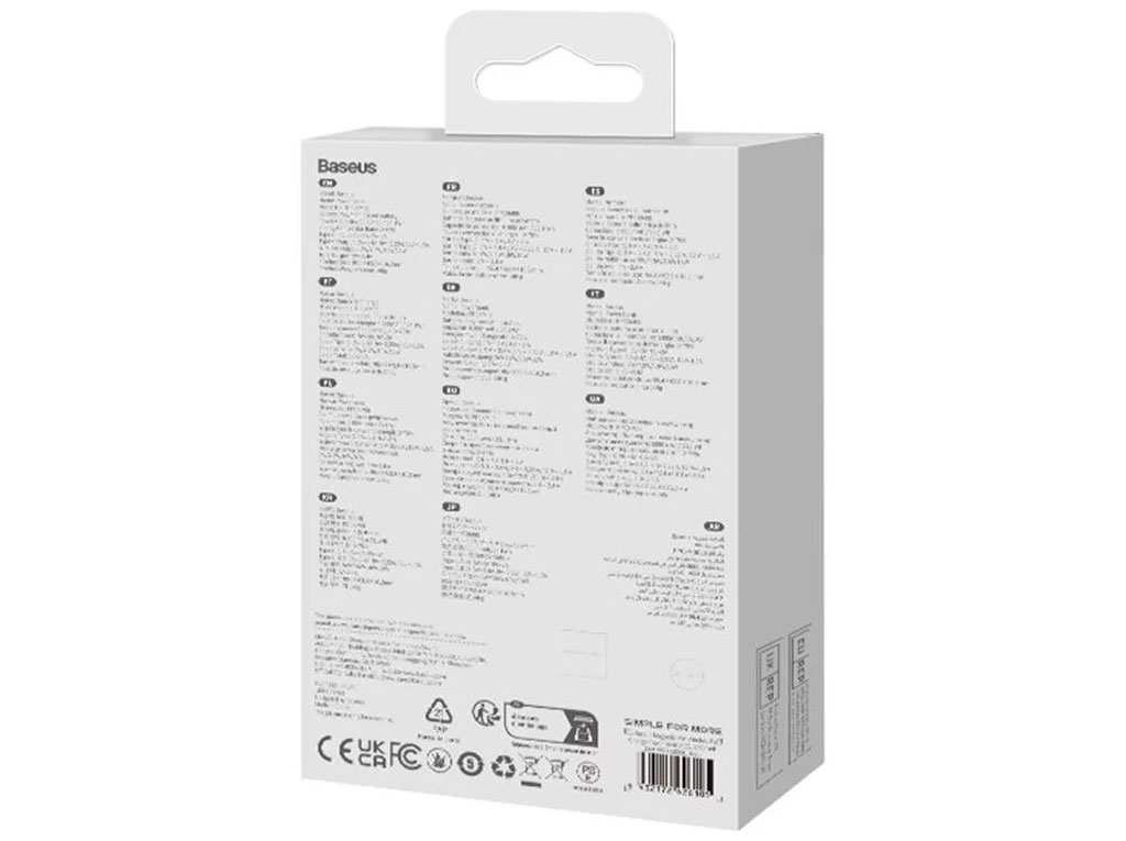 پاوربانک مغناطیسی فست شارژ 20 وات 6000 میلی آمپرساعت بیسوس PPCX