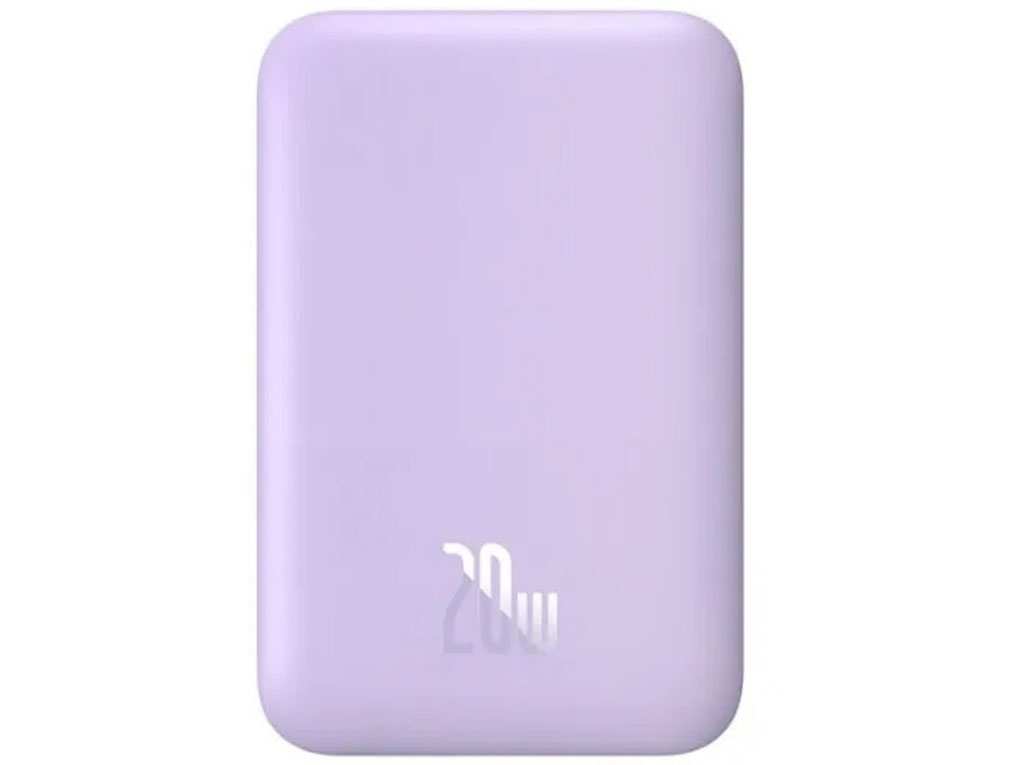 پاوربانک مغناطیسی فست شارژ 20 وات 6000 میلی آمپرساعت بیسوس PPCX