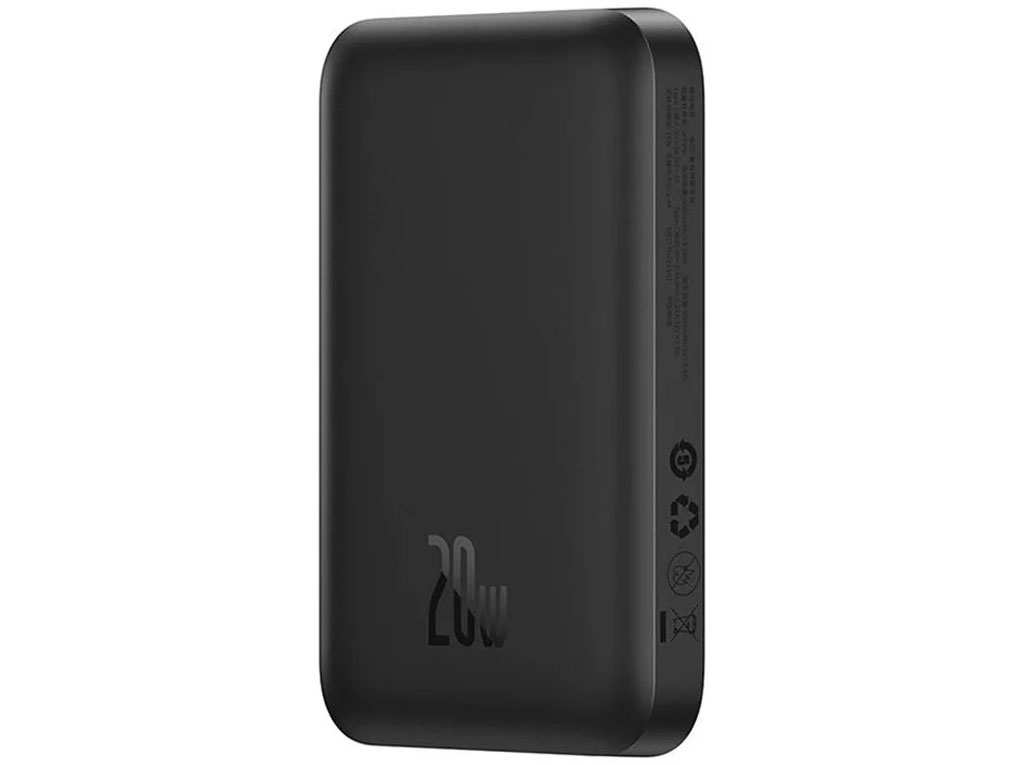 پاوربانک مغناطیسی فست شارژ 20 وات 6000 میلی آمپرساعت بیسوس PPCX