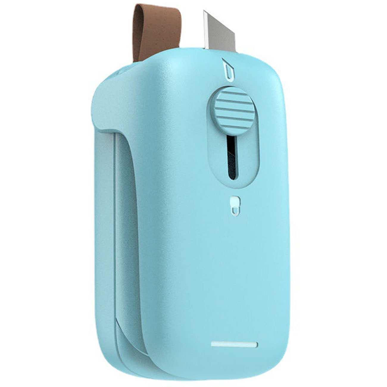 دستگاه پلمپ کننده کیسه فریزر خانگی حرارتی و چاقوی کوچک E-006-02 (kekemai)