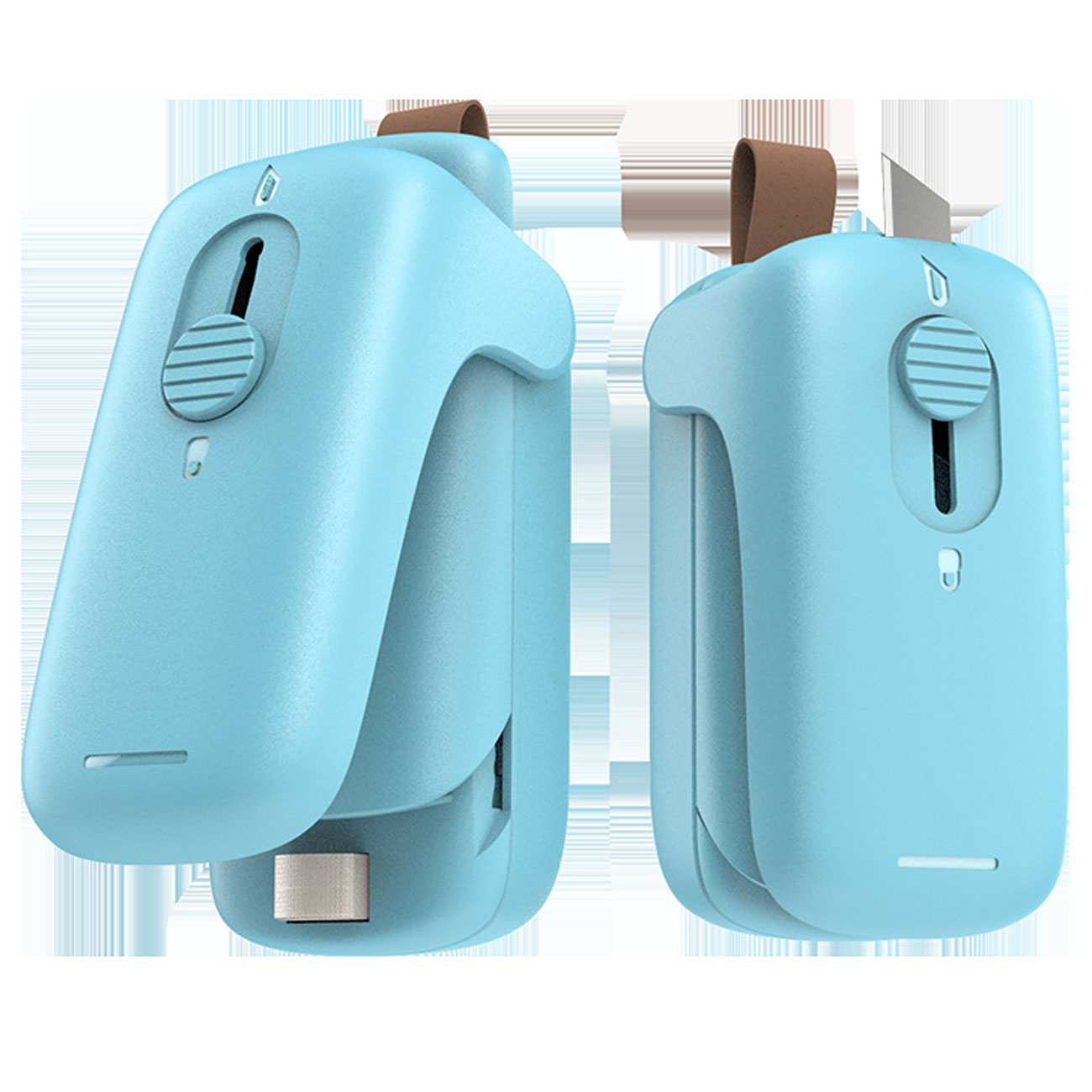 دستگاه پلمپ کننده کیسه فریزر خانگی حرارتی و چاقوی کوچک E-006-02 (kekemai)