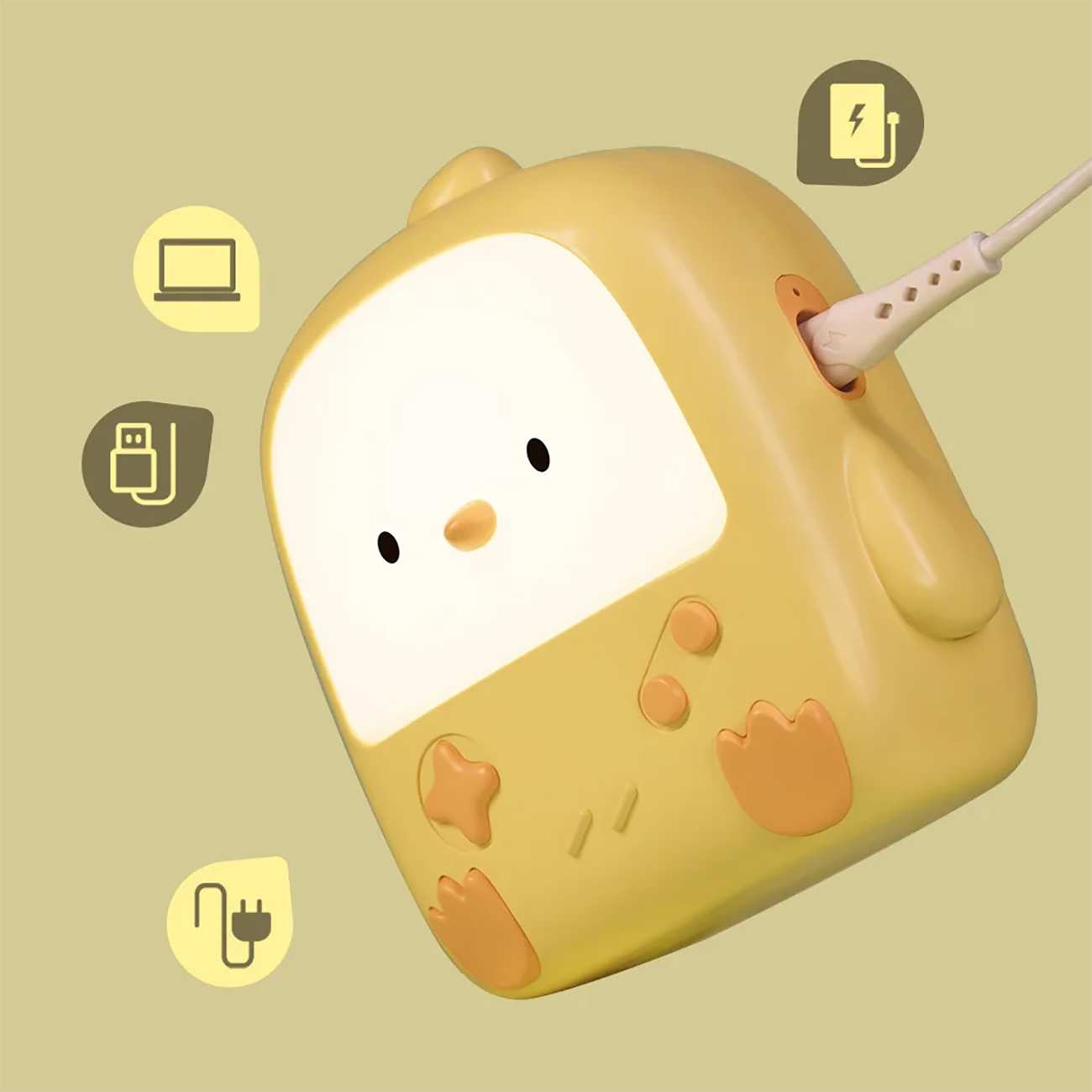 چراغ خواب فانتزی رومیزی شارژی L48