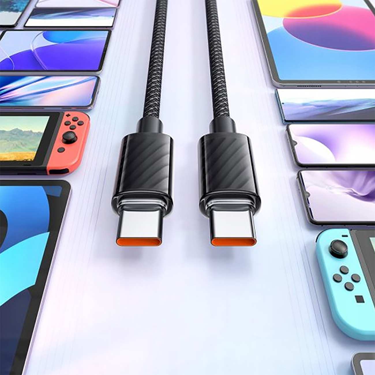 کابل سوپر فست شارژ تایپ سی به تایپ سی 100 وات 1.2 متری مک دودو CA-367