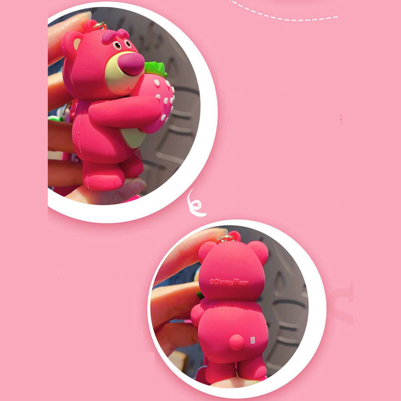 جاکلیدی و آویز کیف فانتزی طرح خرس بایمائو A