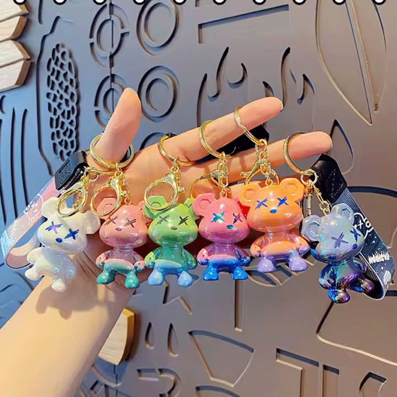 جاکلیدی و آویز کیف طرح خرس Bear