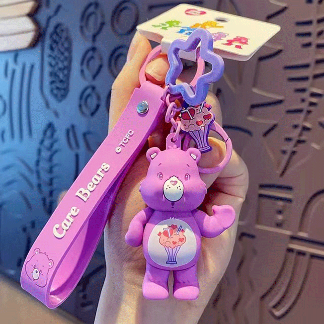 جاکلیدی و آویز کیف طرح خرس bear