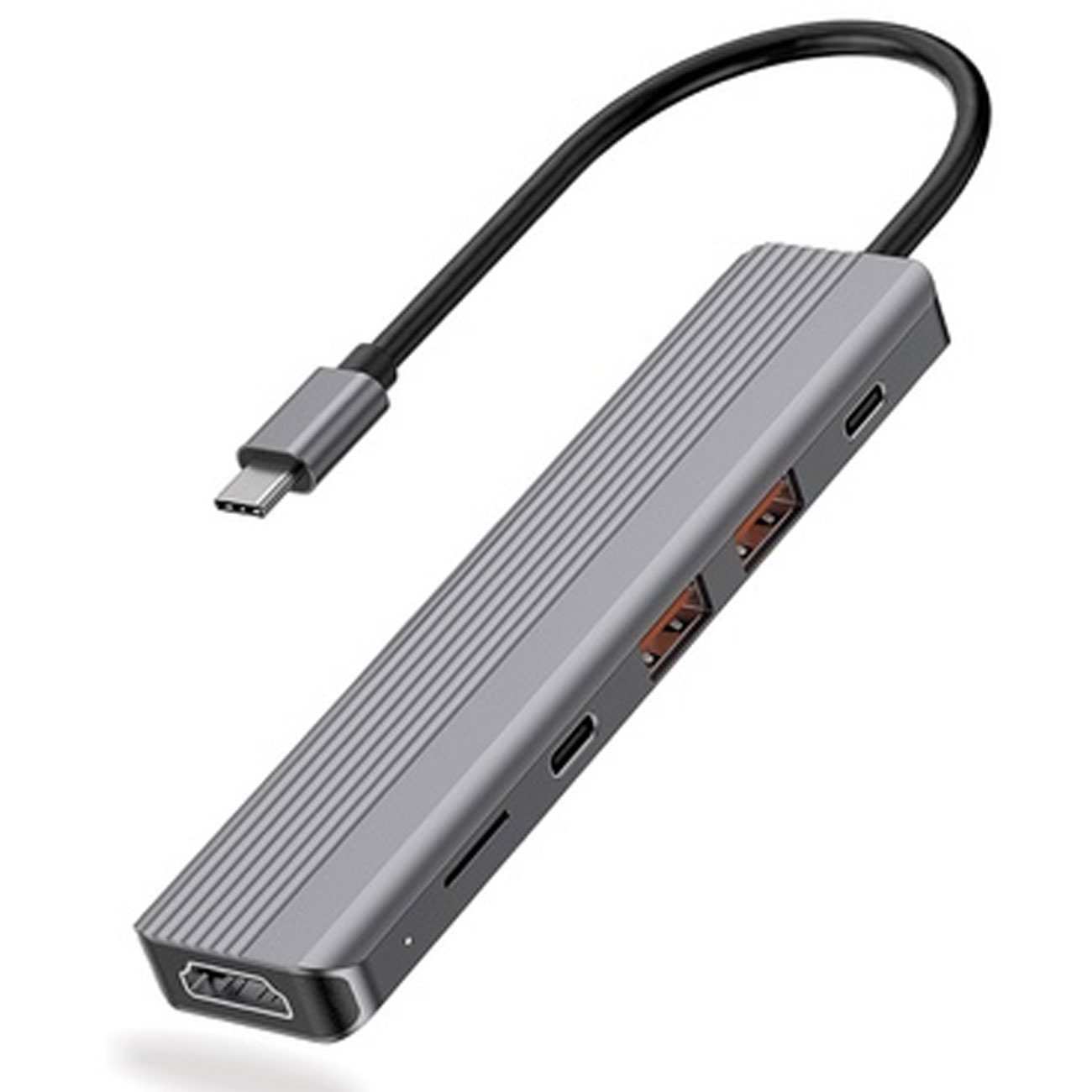 هاب تایپ سی 12 پورت آلومینیومی پاورولوژی P121HBCGY