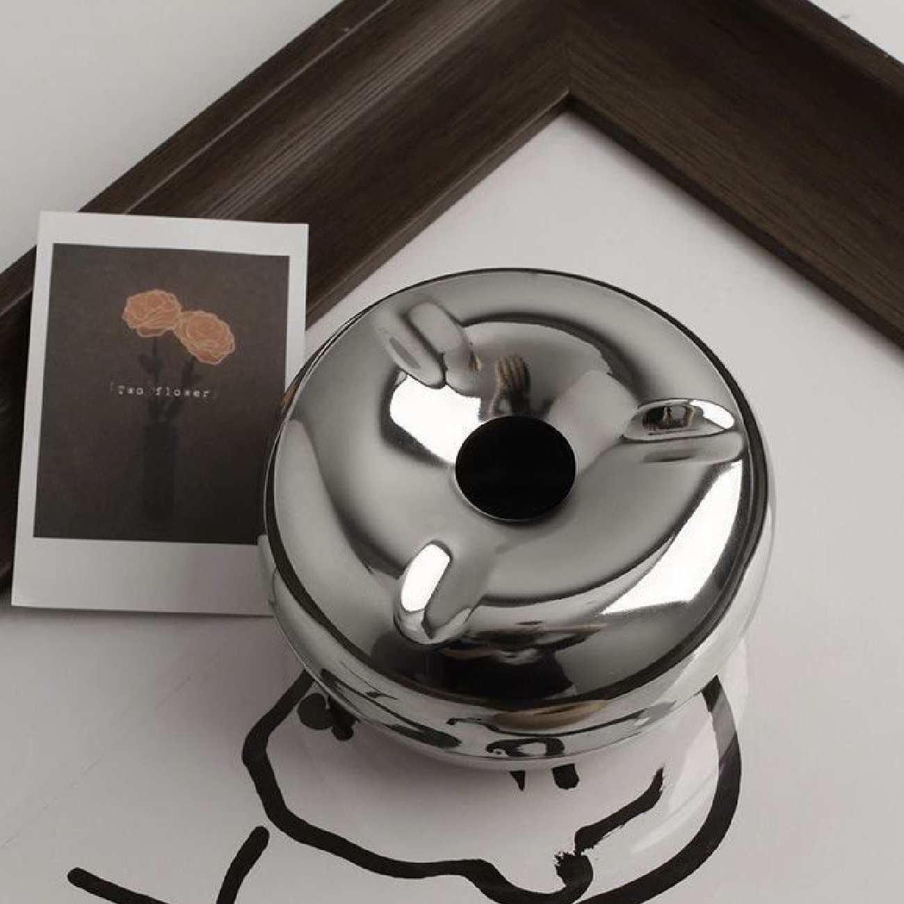 زیرسیگاری لوکس طرح دونات Ashtray