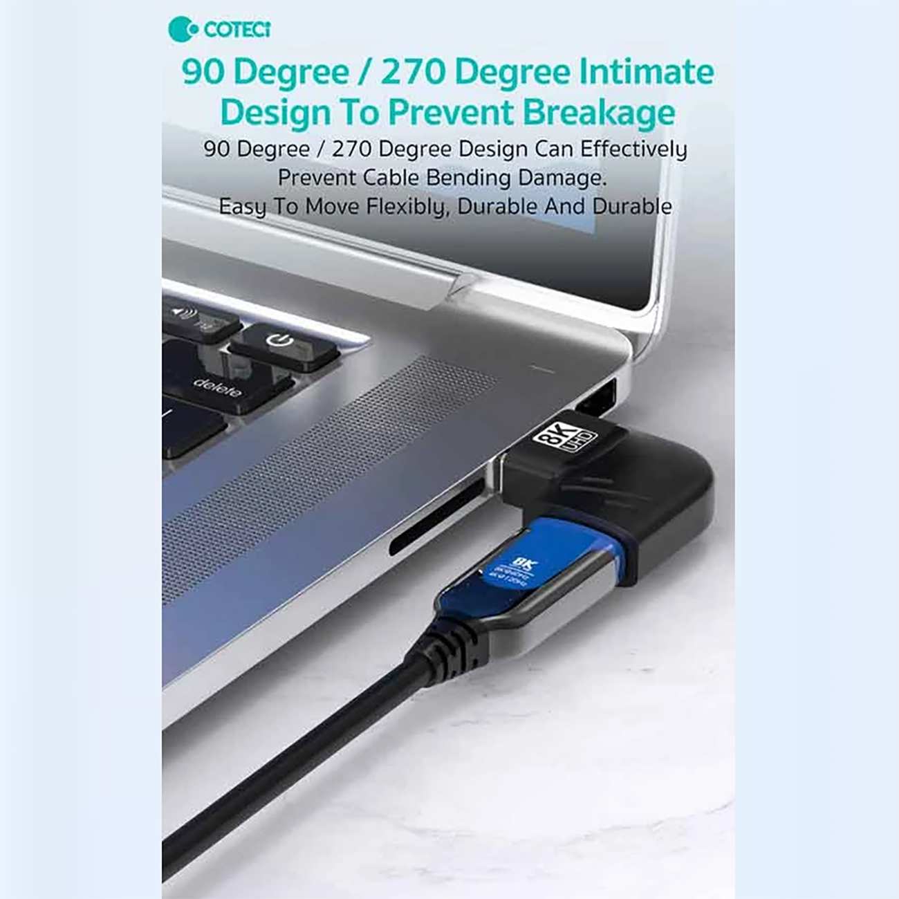 مبدل اچ دی ام آی به اچ دی ام آی کوتسی ( خمیدگی 90 درجه) 87605