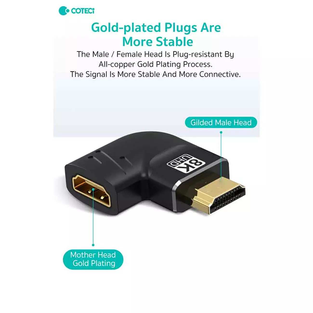 مبدل اچ دی ام آی به اچ دی ام آی کوتسی ( خمیدگی 270 درجه) 87606