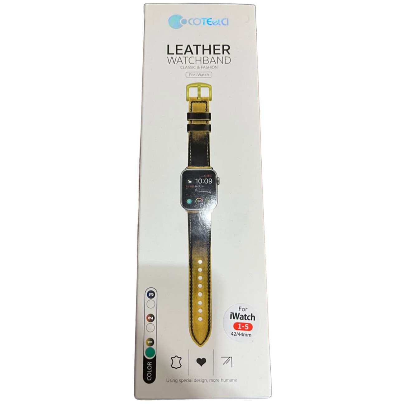 بند چرمی اپل واچ 42 و 44 میلی متری کوتسی WH5285