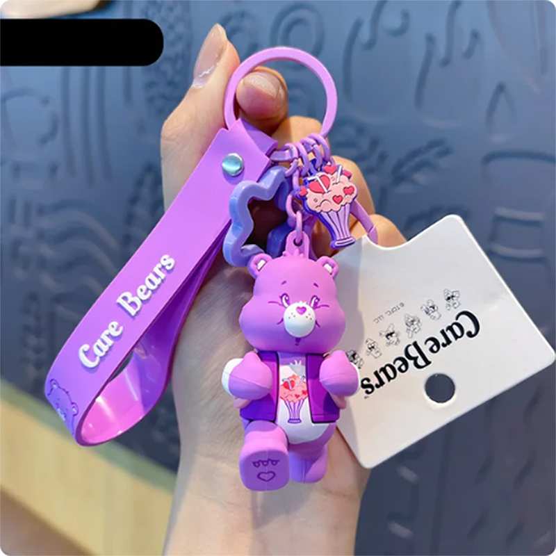 جاکلیدی و آویز کیف طرح خرس مهربان سری Care Bears