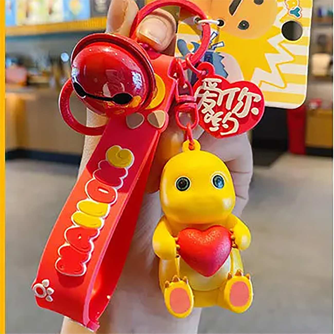 جاکلیدی فانتزی و آویز کیف طرح اژدها