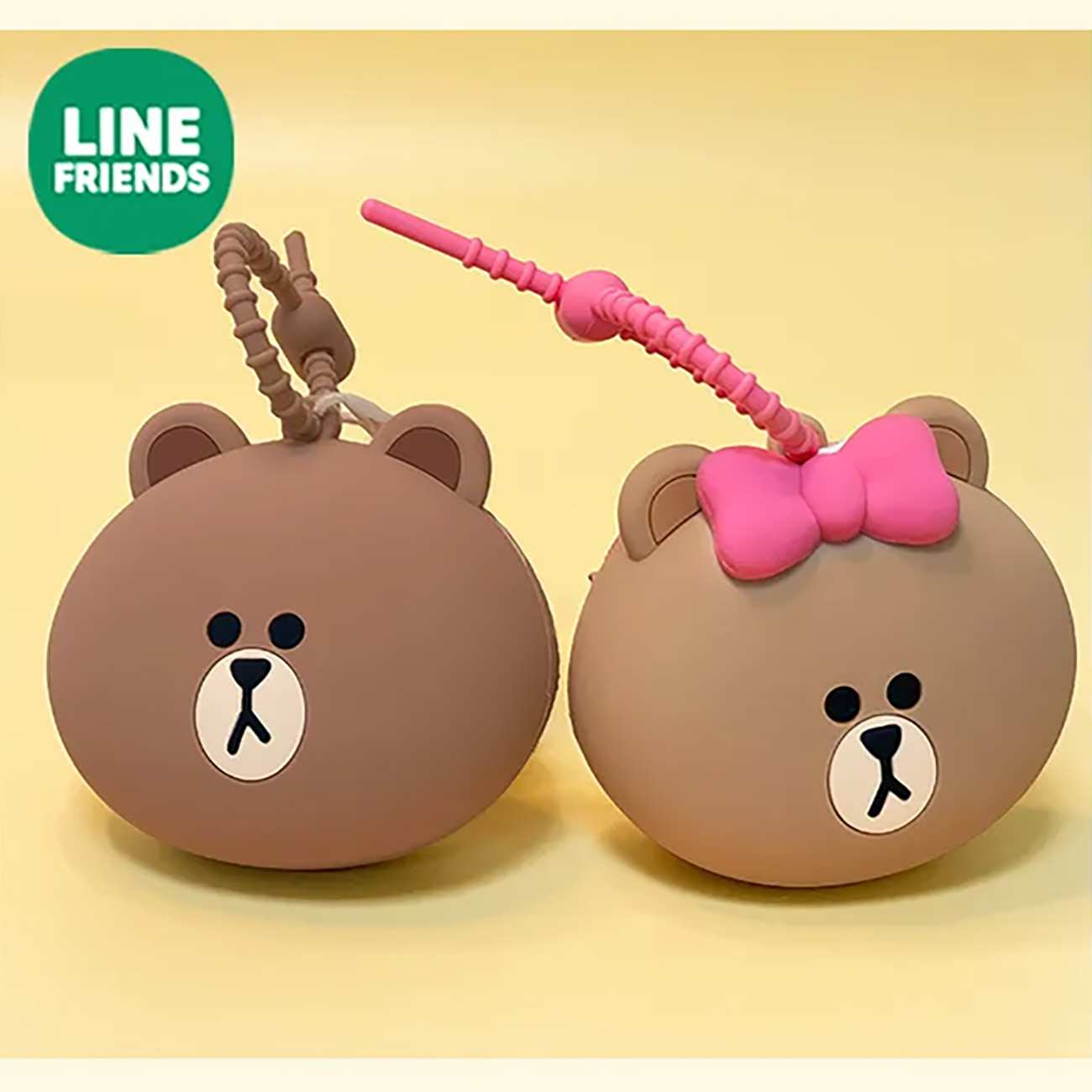 جاکلیدی فانتزی و آویز کیف دارای جیب کوچک طرح خرس Fancy silicone bag