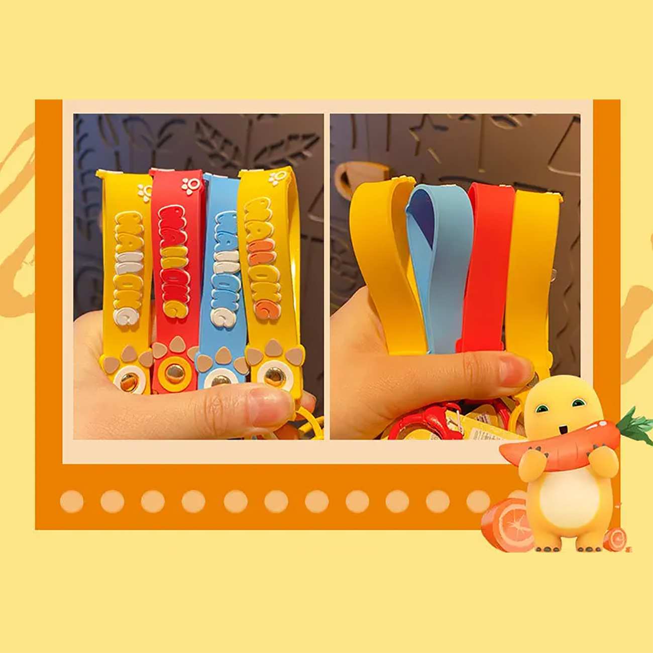 جاکلیدی فانتزی و آویز کیف طرح اژدها بای مائو