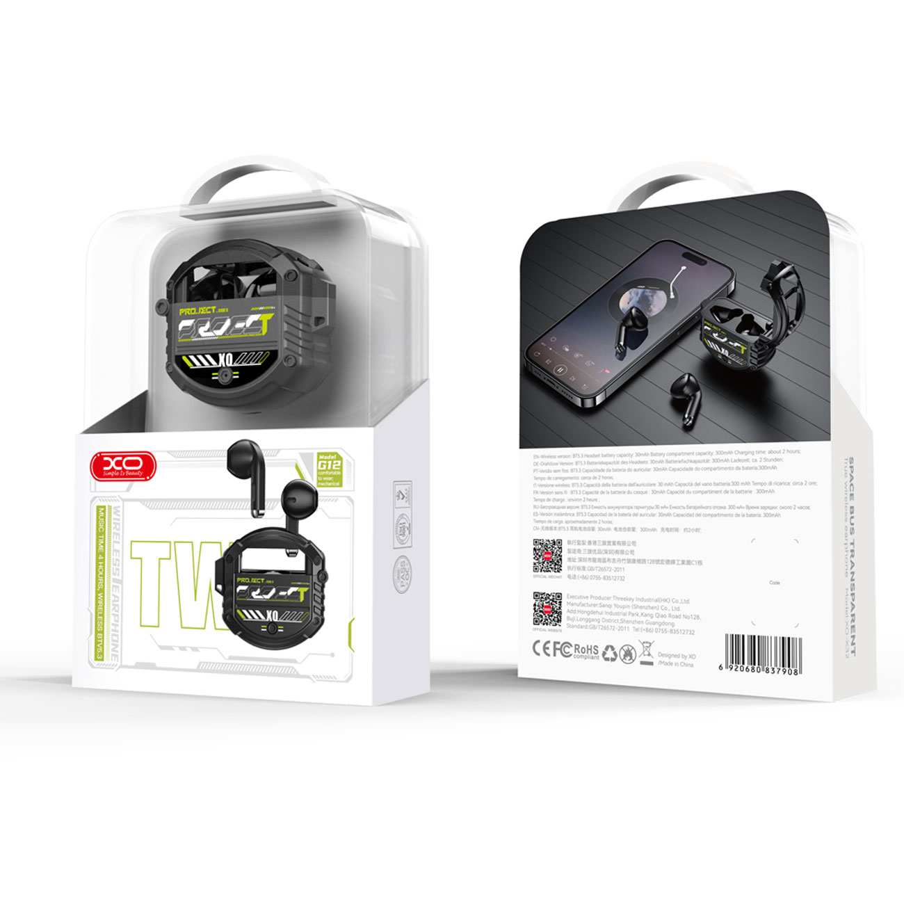 هندزفری گیمینگ بلوتوثی 5.3 ایکس او G12