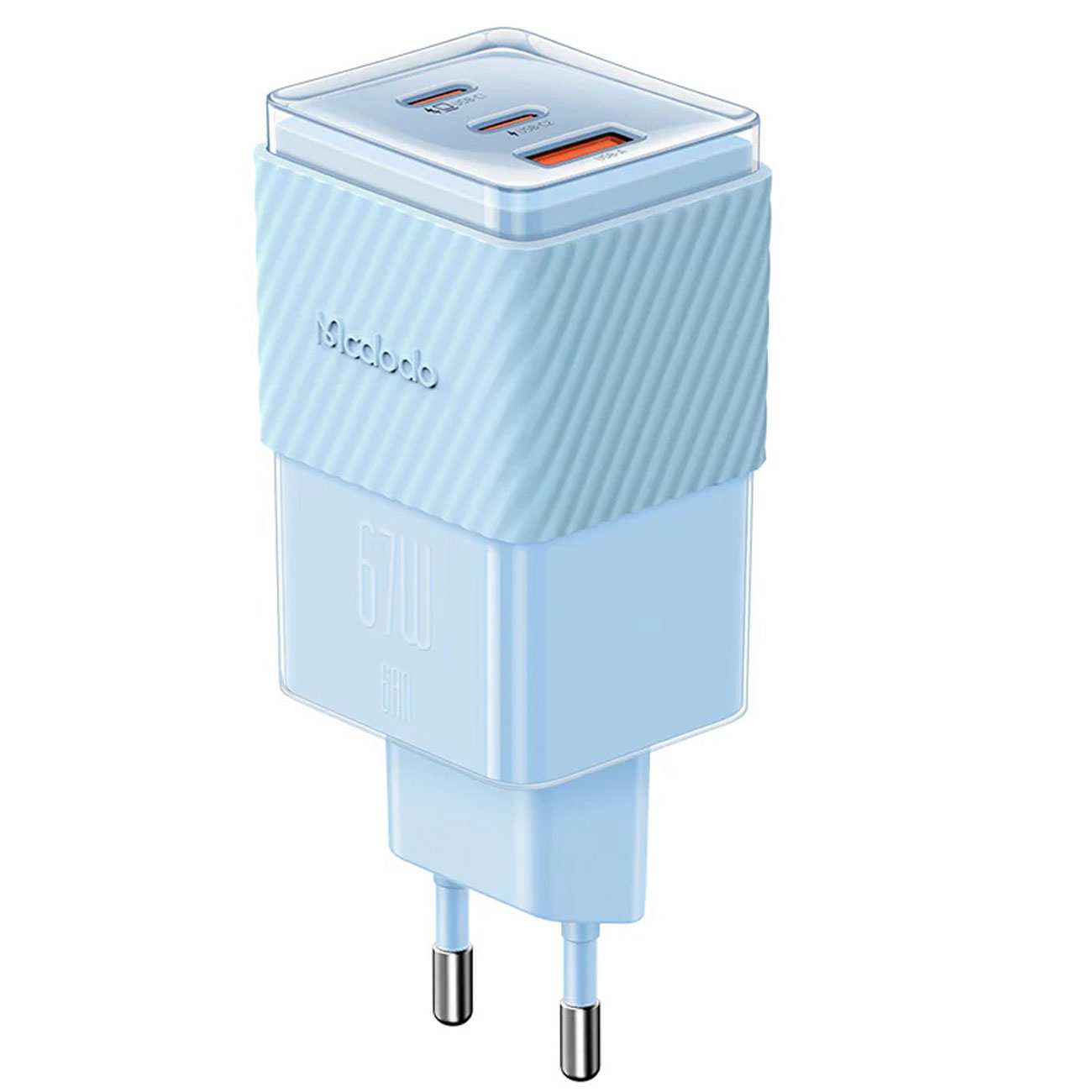 شارژر دیواری یو اس بی و تایپ سی 67 وات مک دودو CH-150