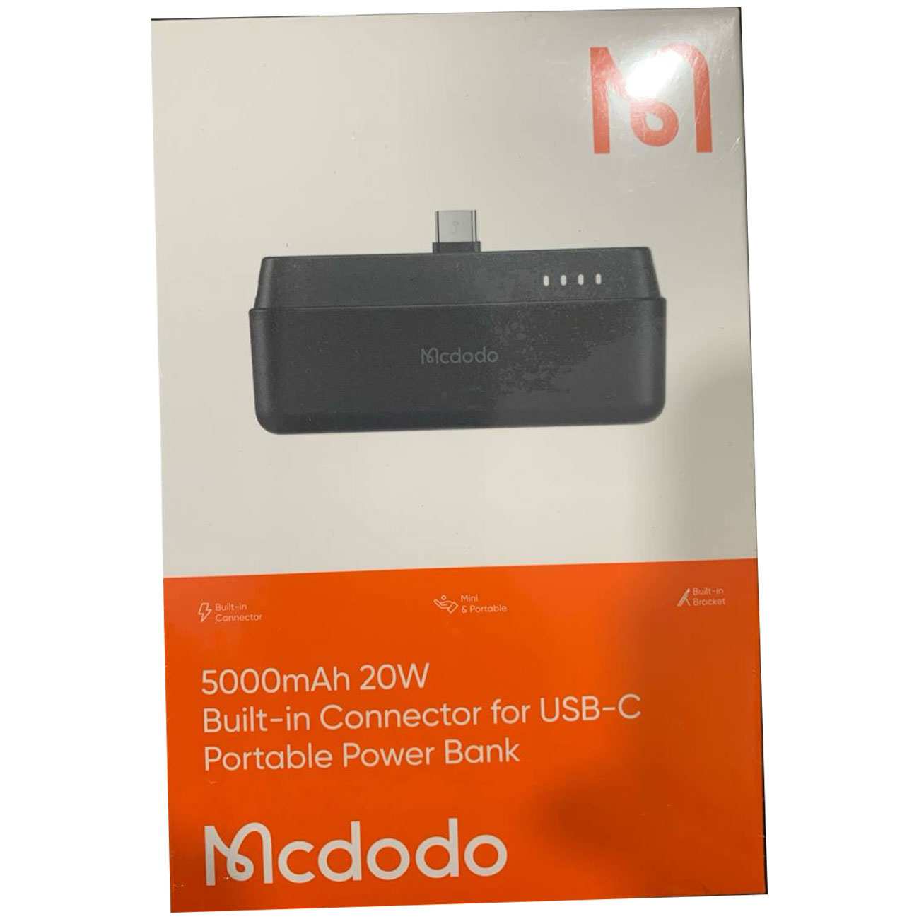 پاوربانک فست شارژ تایپ سی 20 وات 5000 مک دودو MC-630