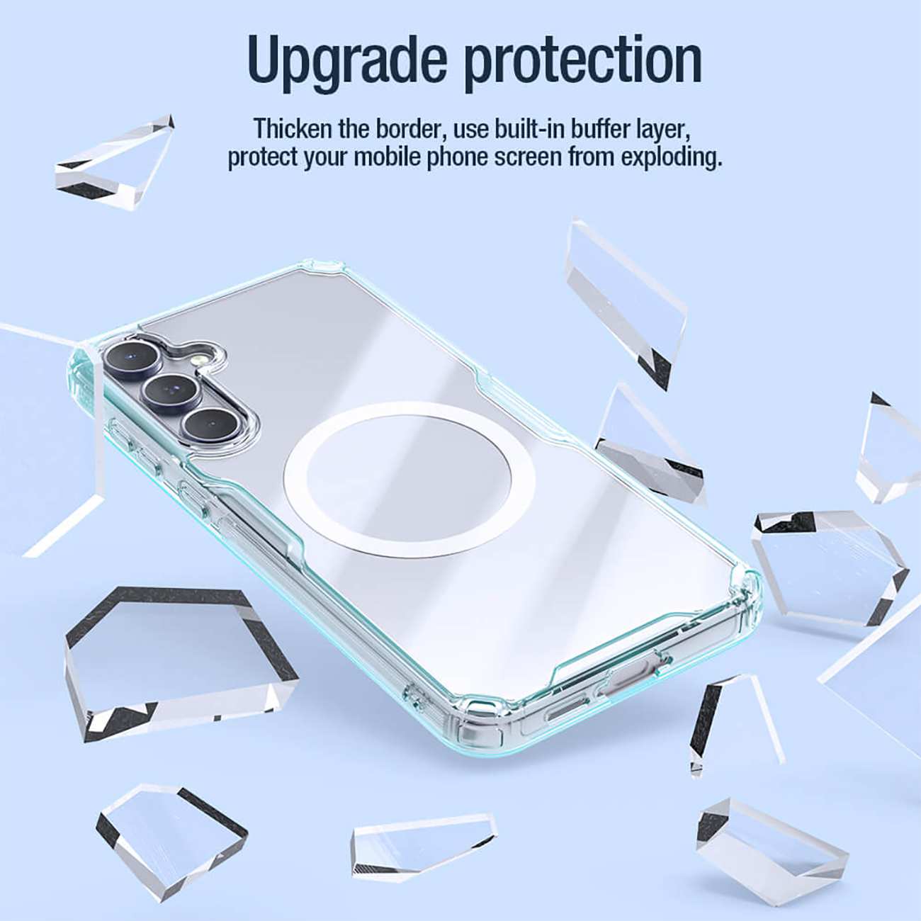 قاب ژله ای مگنتی سامسونگ گلکسی آ 55 نیلکین Nature TPU Pro Magnetic Case