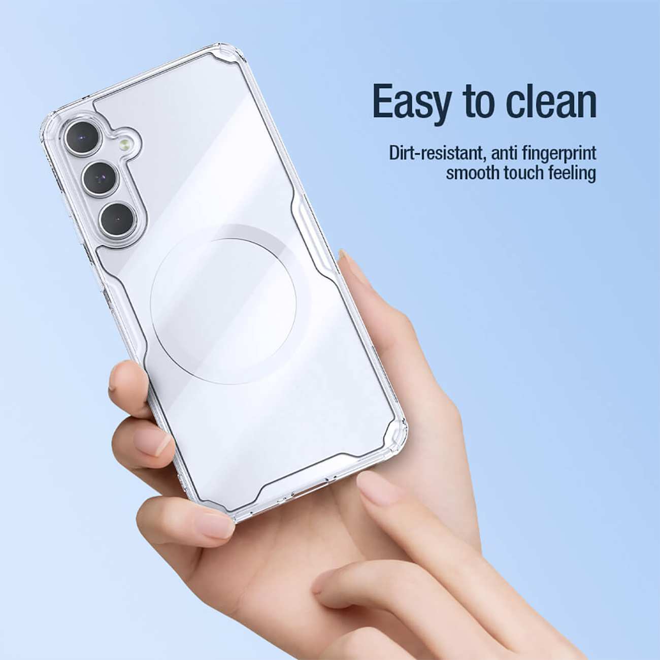قاب ژله ای مگنتی سامسونگ گلکسی آ 55 نیلکین Nature TPU Pro Magnetic Case