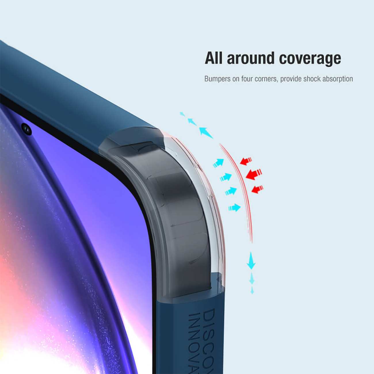 قاب محافظ سامسونگ گلکسی آ 55 نیلکین Super Frosted Shield Pro