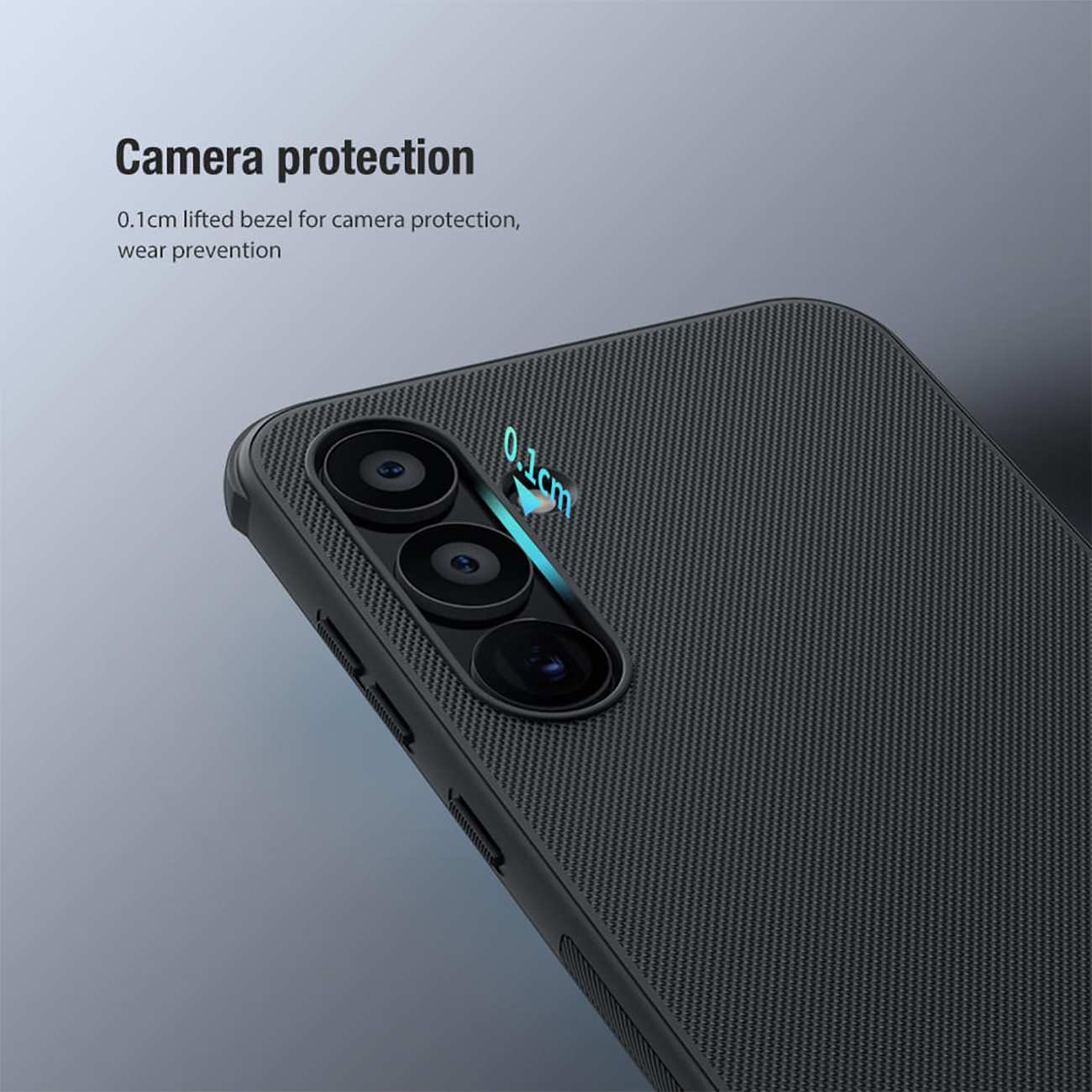 قاب محافظ سامسونگ گلکسی آ 55 نیلکین Super Frosted Shield Pro